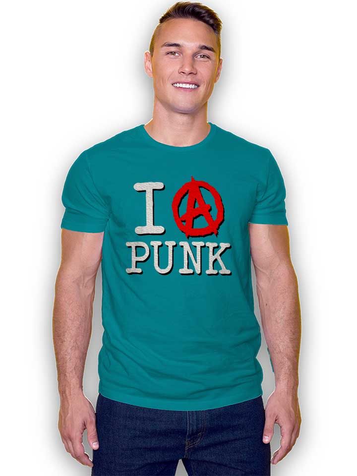 i-love-punk-t-shirt tuerkis 2