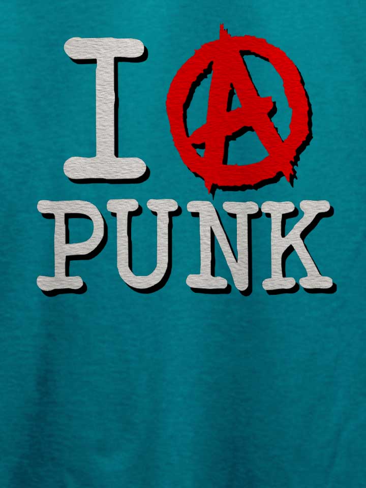 i-love-punk-t-shirt tuerkis 4