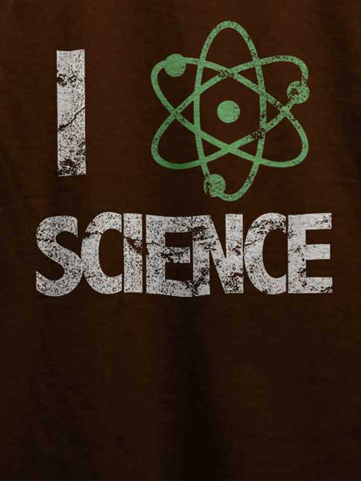 i-love-science-vintage-t-shirt braun 4