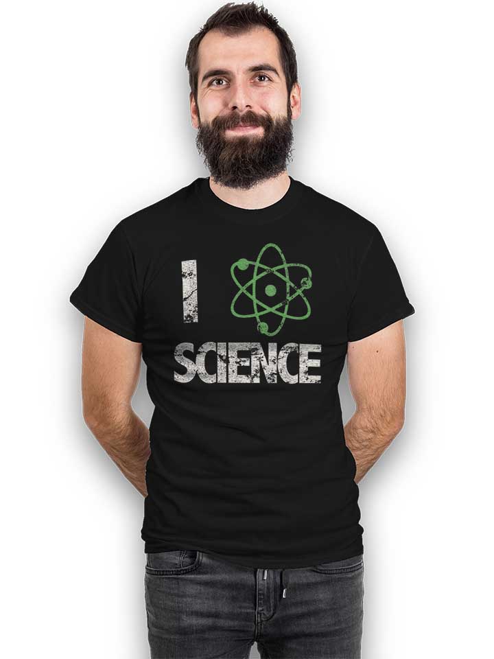 i-love-science-vintage-t-shirt schwarz 2