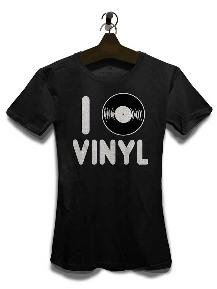i-love-vinyl-damen-t-shirt schwarz 3