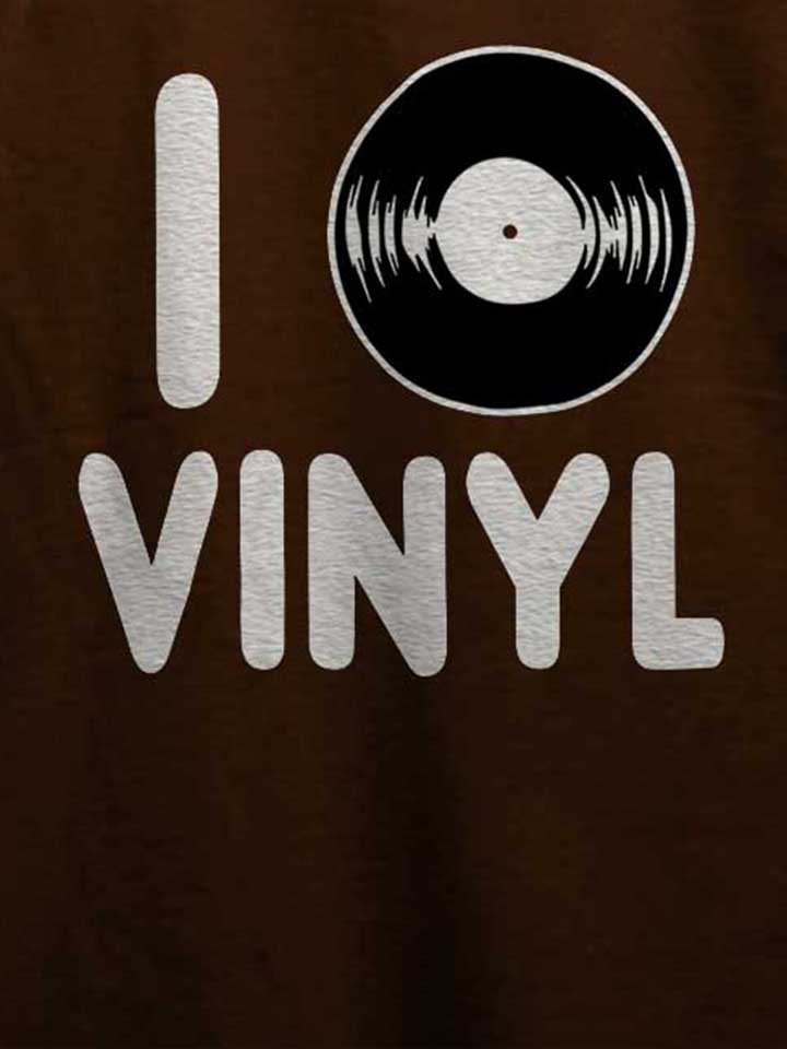 i-love-vinyl-t-shirt braun 4