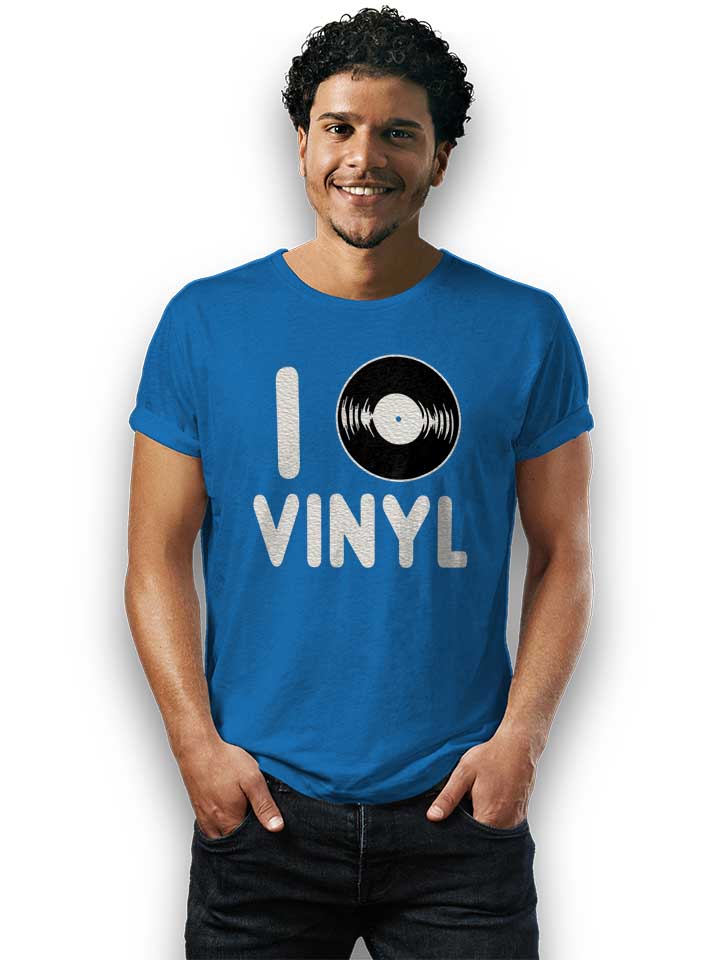 i-love-vinyl-t-shirt royal 2