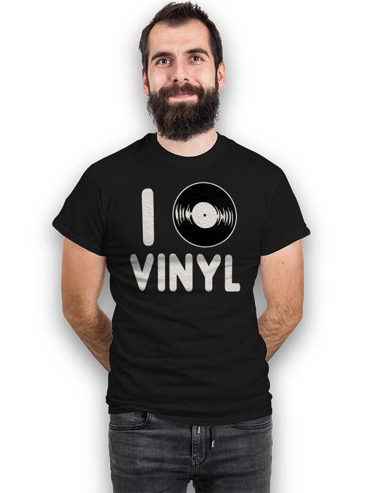 i-love-vinyl-t-shirt schwarz 2