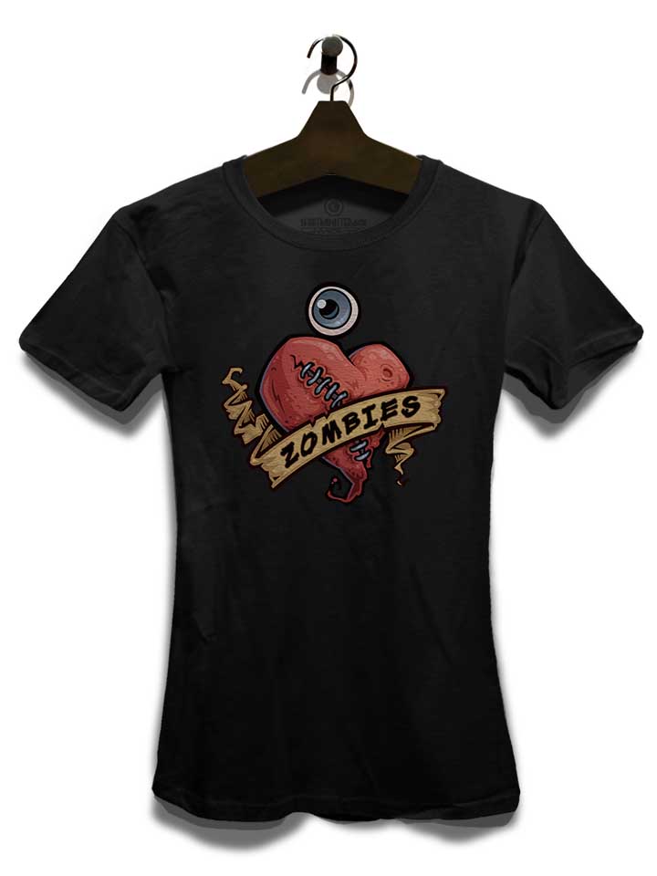 i-love-zombies-02-damen-t-shirt schwarz 3