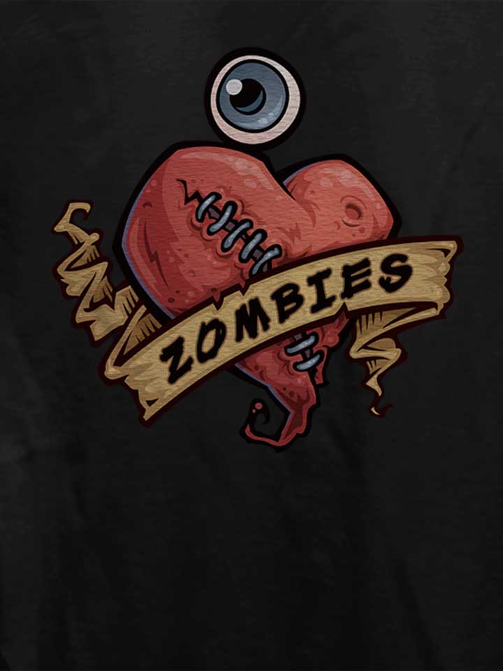 i-love-zombies-02-damen-t-shirt schwarz 4