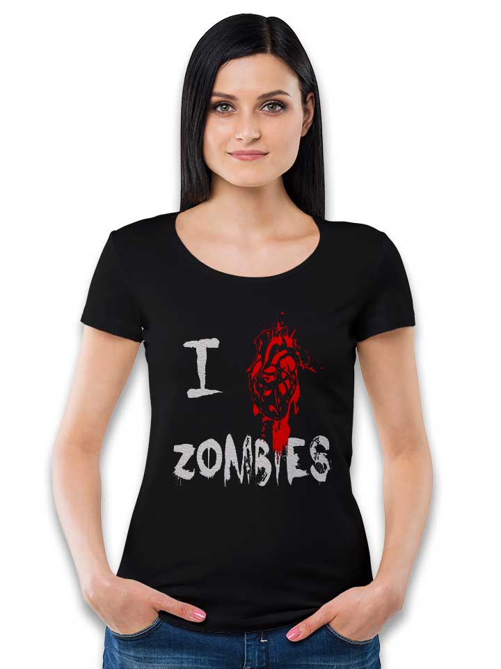 i-love-zombies-damen-t-shirt schwarz 2
