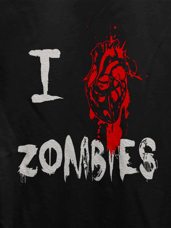 i-love-zombies-damen-t-shirt schwarz 4