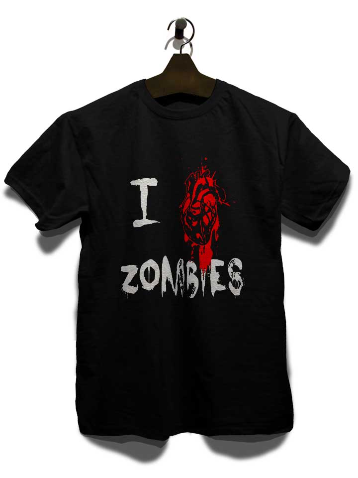 i-love-zombies-t-shirt schwarz 3