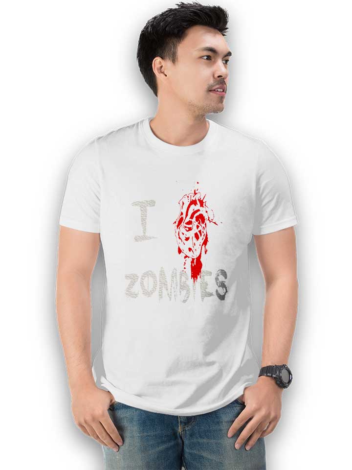 i-love-zombies-t-shirt weiss 2