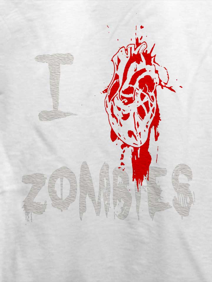 i-love-zombies-t-shirt weiss 4
