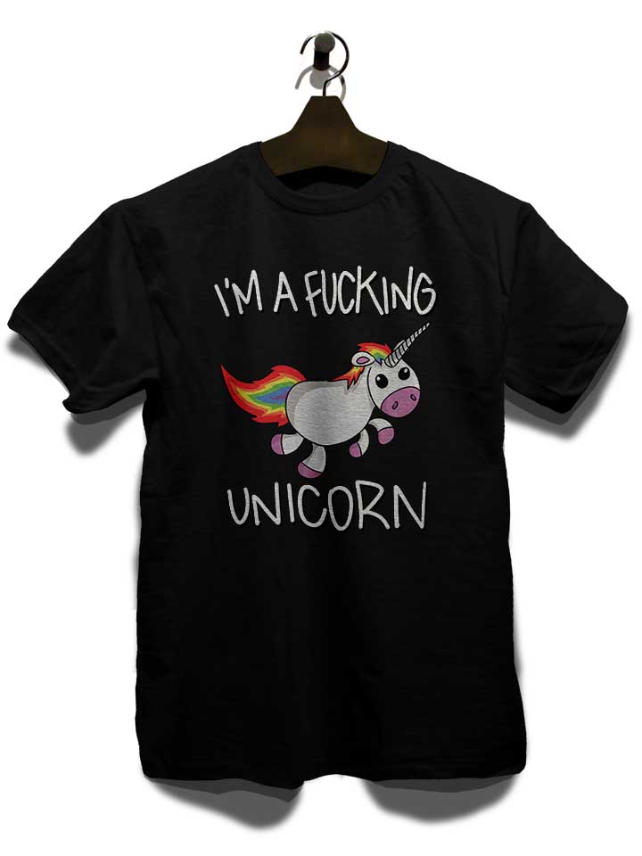 i-m-a-fucking-unicorn-t-shirt schwarz 3