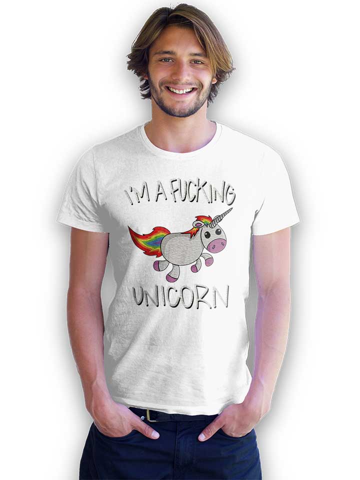 i-m-a-fucking-unicorn-t-shirt weiss 2