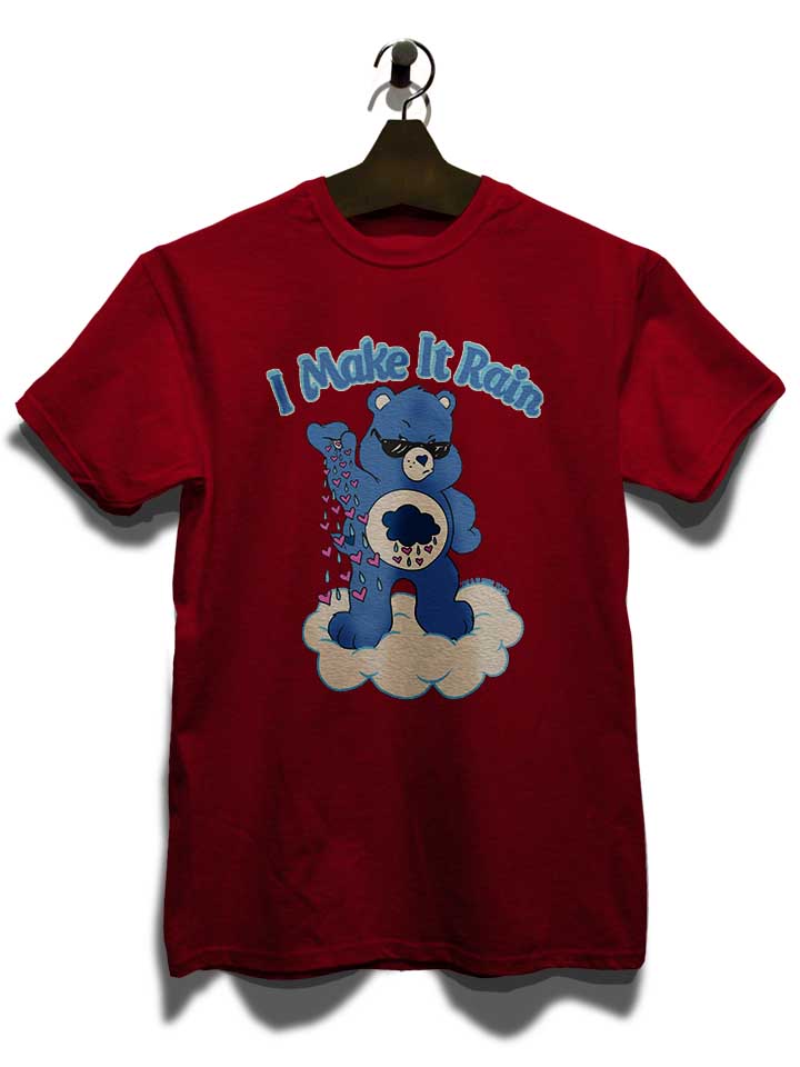 i-make-it-rain-care-bears-t-shirt bordeaux 3