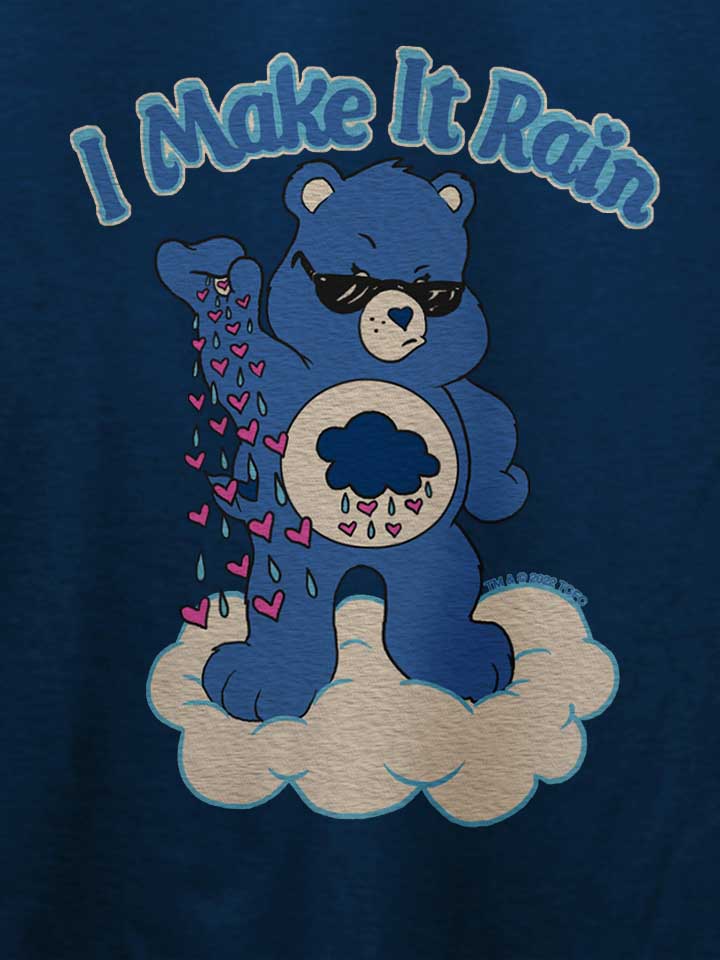 i-make-it-rain-care-bears-t-shirt dunkelblau 4