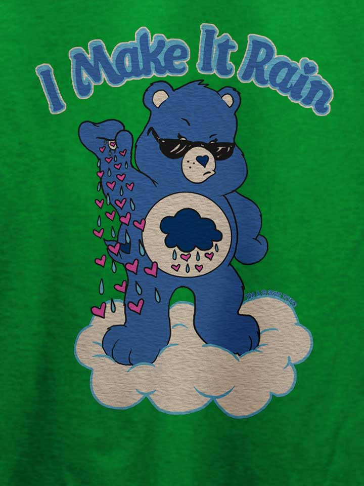 i-make-it-rain-care-bears-t-shirt gruen 4