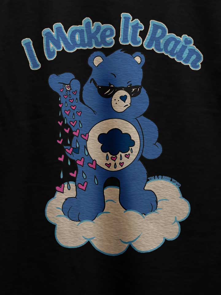 i-make-it-rain-care-bears-t-shirt schwarz 4