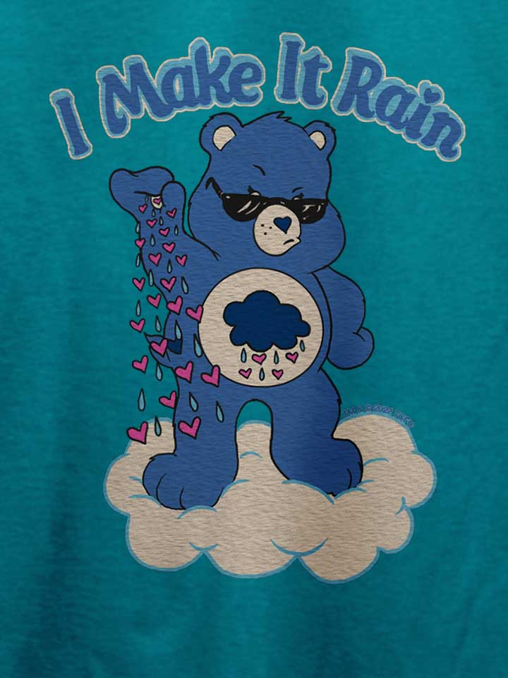 i-make-it-rain-care-bears-t-shirt tuerkis 4