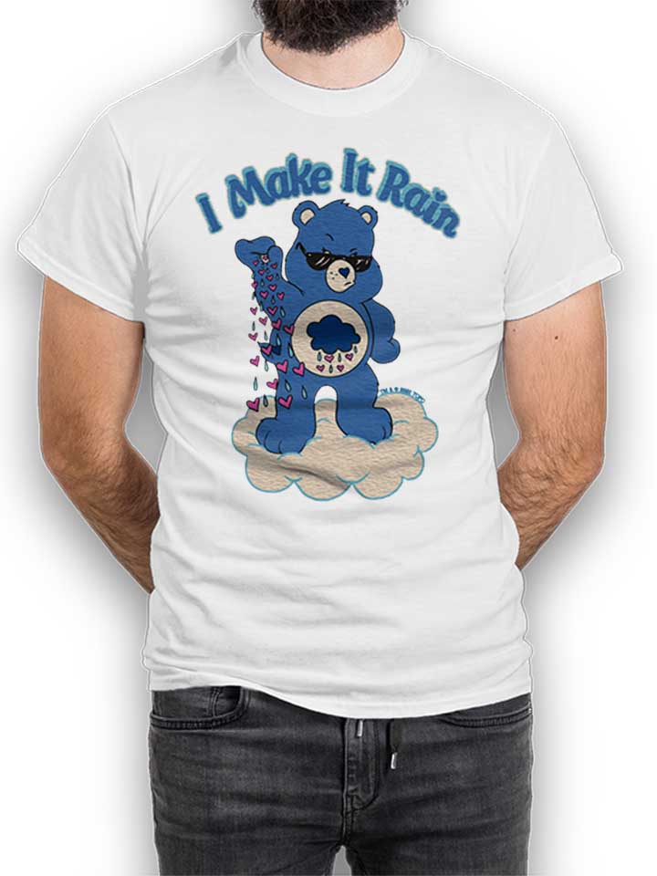 I Make It Rain Care Bears T-Shirt weiss L
