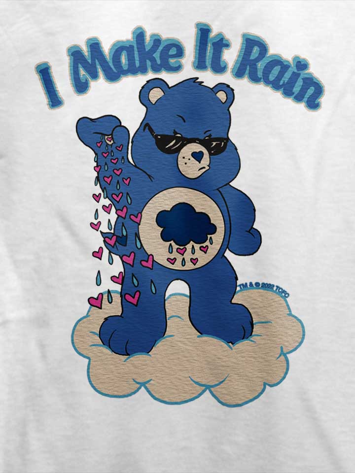 i-make-it-rain-care-bears-t-shirt weiss 4