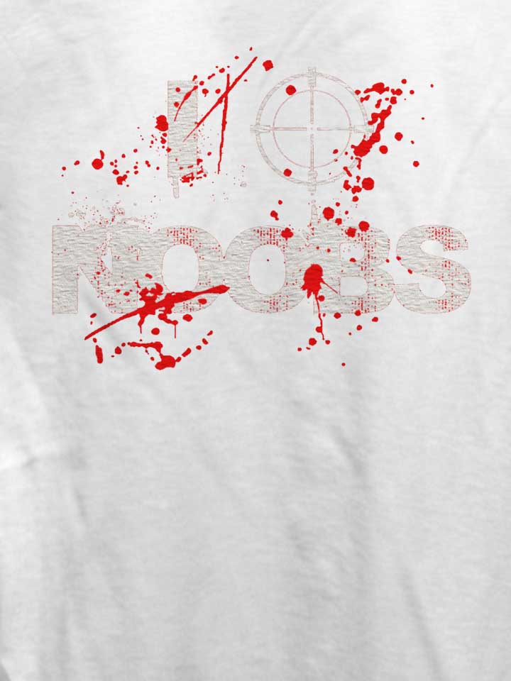 i-shoot-noobs-damen-t-shirt weiss 4