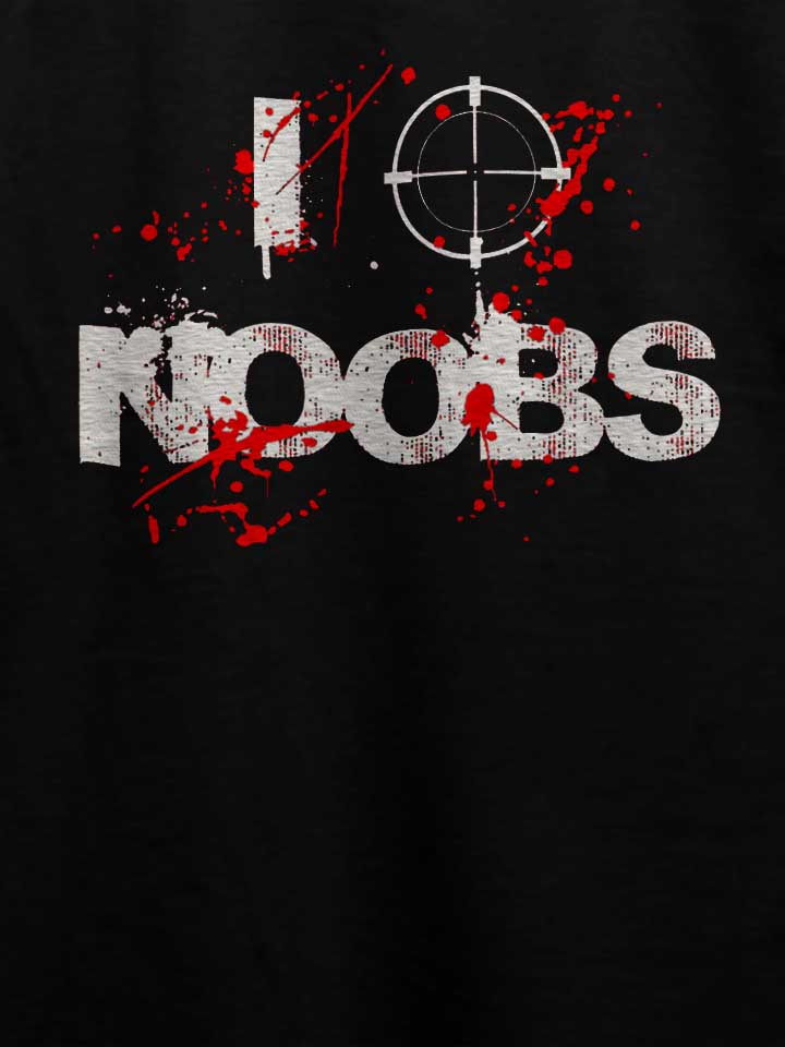 i-shoot-noobs-t-shirt schwarz 4