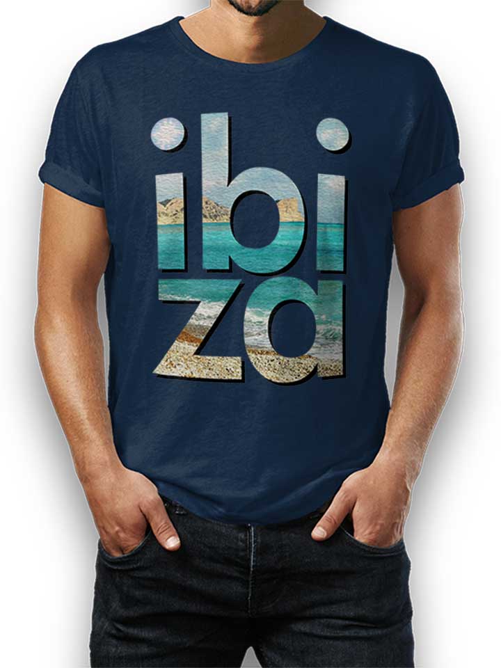 Ibiza T-Shirt blu-oltemare L