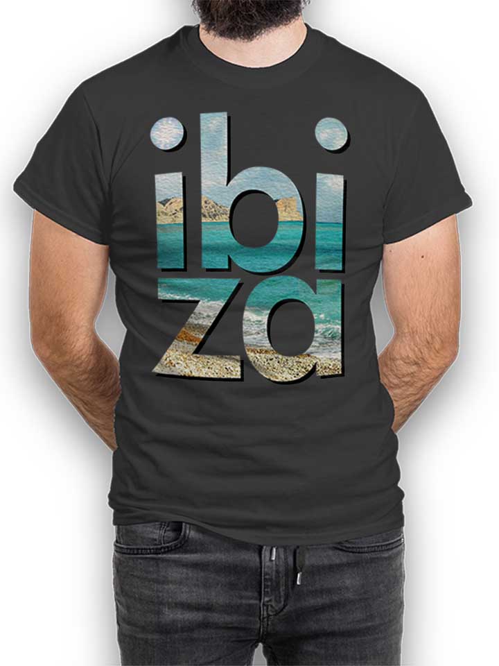 Ibiza T-Shirt dunkelgrau L