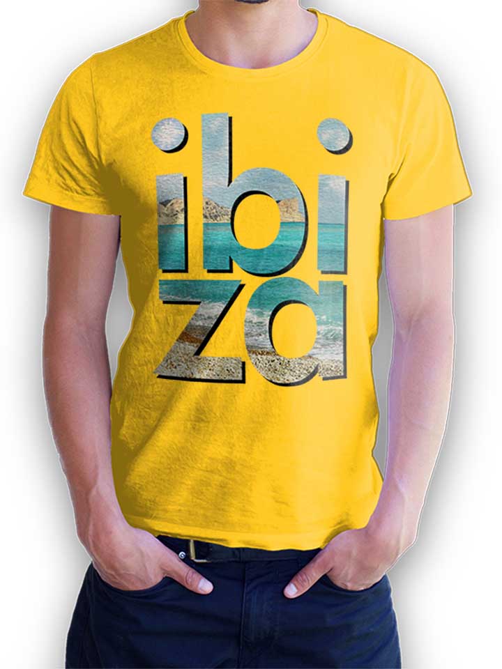 Ibiza T-Shirt gelb L