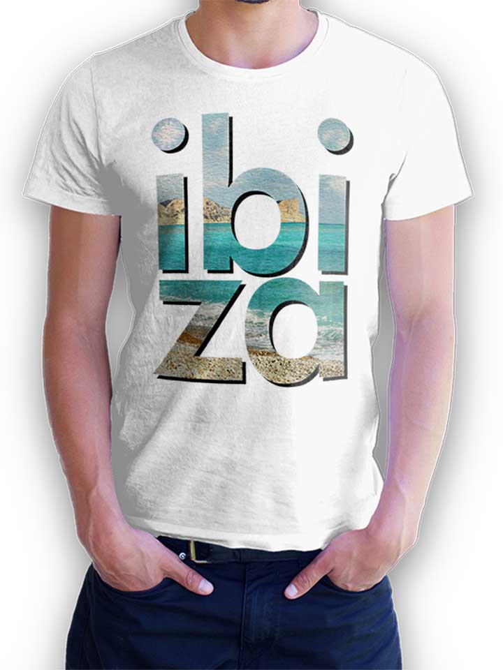 Ibiza T-Shirt weiss L