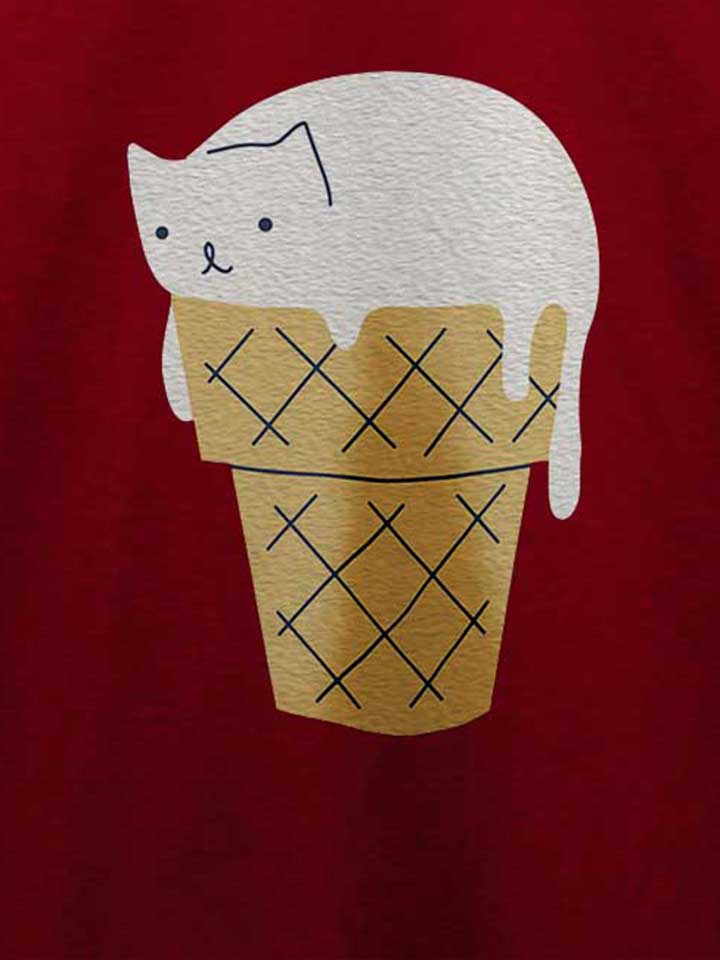 ice-cream-cat-t-shirt bordeaux 4