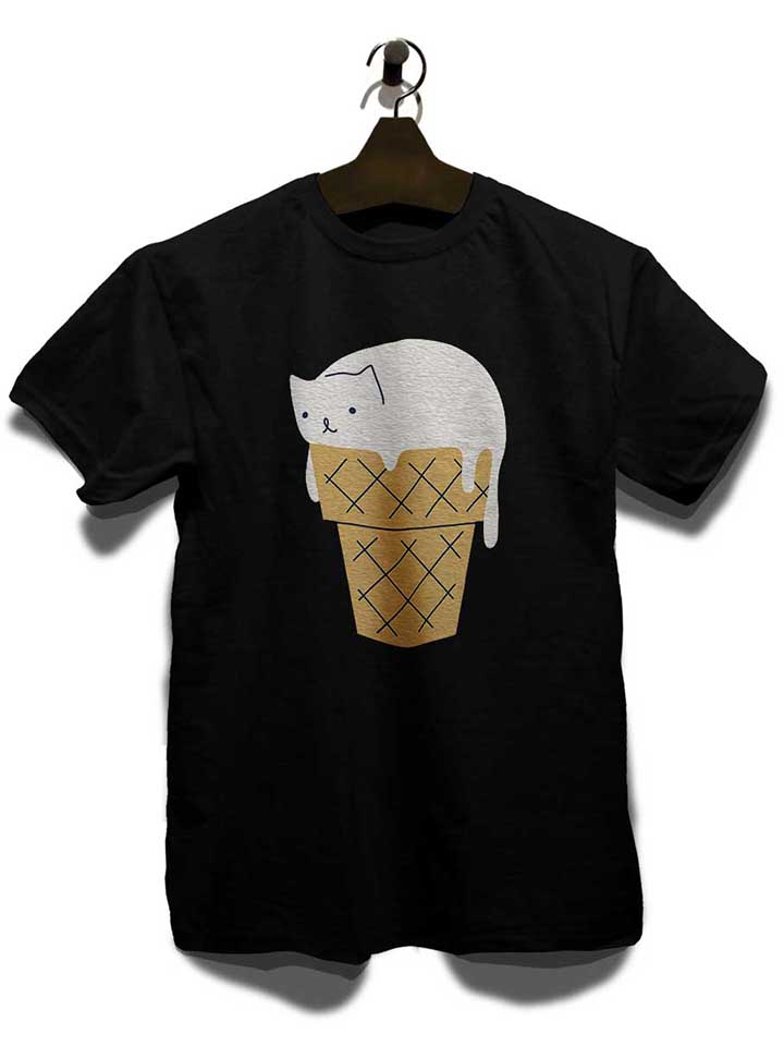 ice-cream-cat-t-shirt schwarz 3