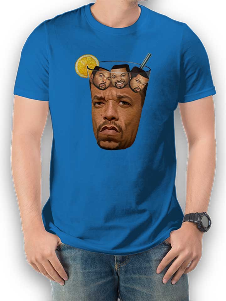 Ice Tea Whith Ice Cubes T-Shirt royal L