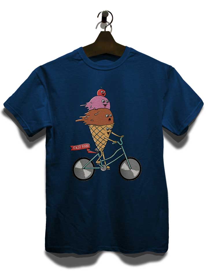 icecream-bike-t-shirt dunkelblau 3