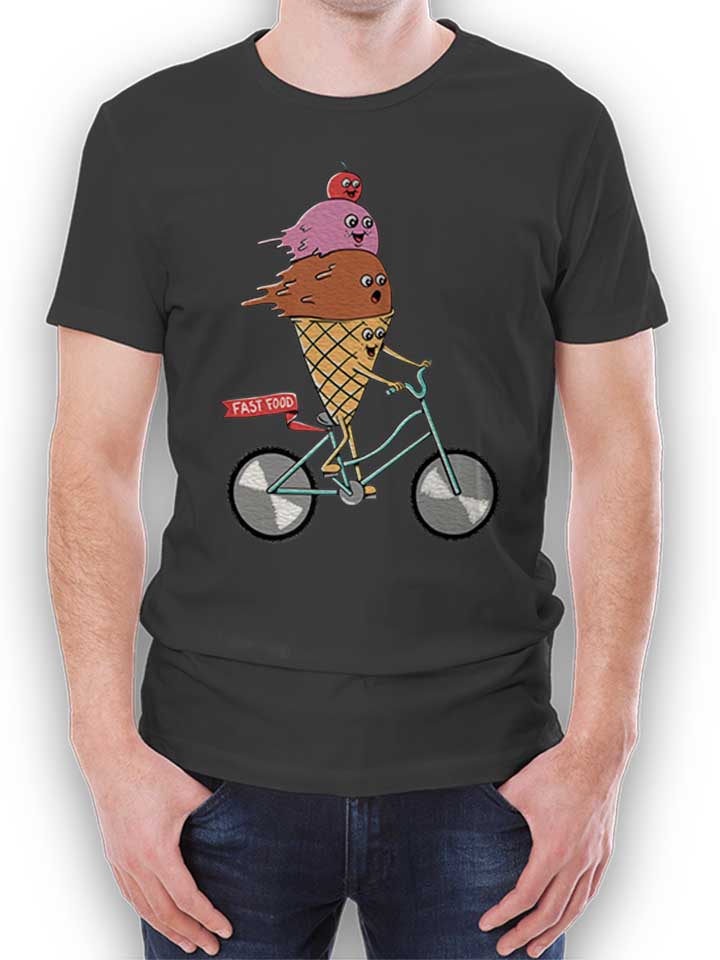 Icecream Bike T-Shirt dunkelgrau L