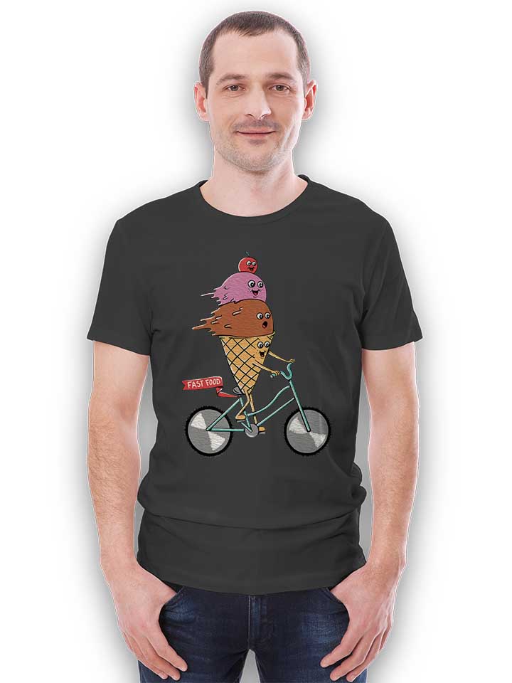 icecream-bike-t-shirt dunkelgrau 2