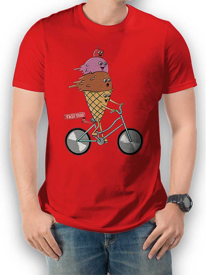 Icecream Bike T-Shirt rot L