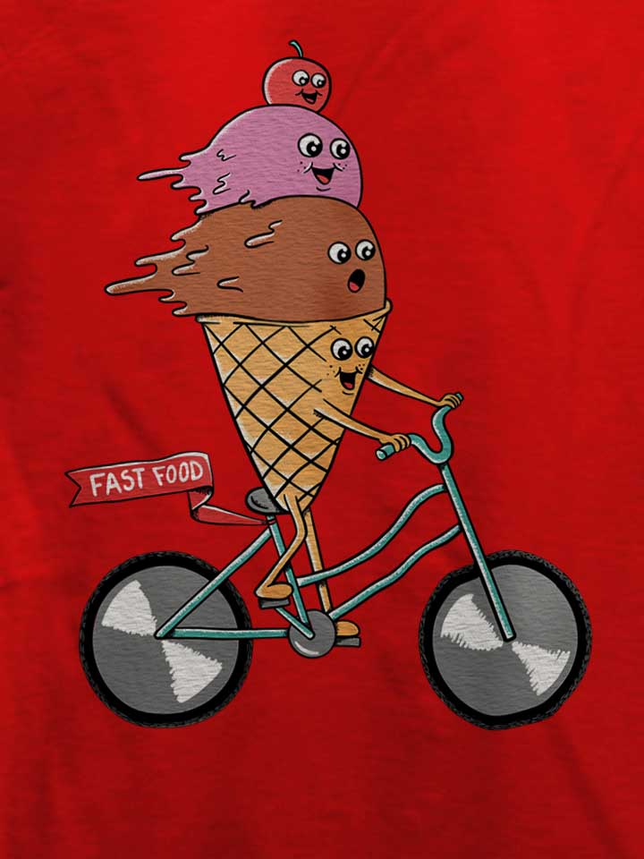 icecream-bike-t-shirt rot 4