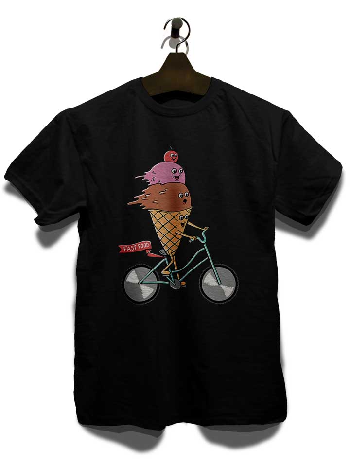 icecream-bike-t-shirt schwarz 3