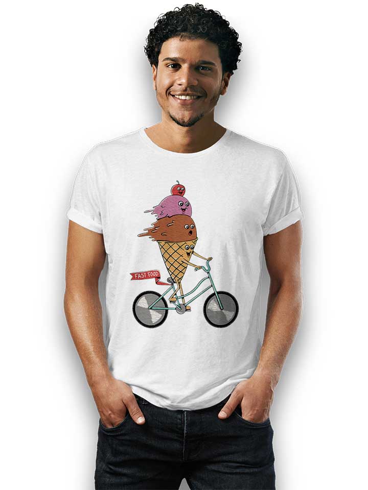 icecream-bike-t-shirt weiss 2