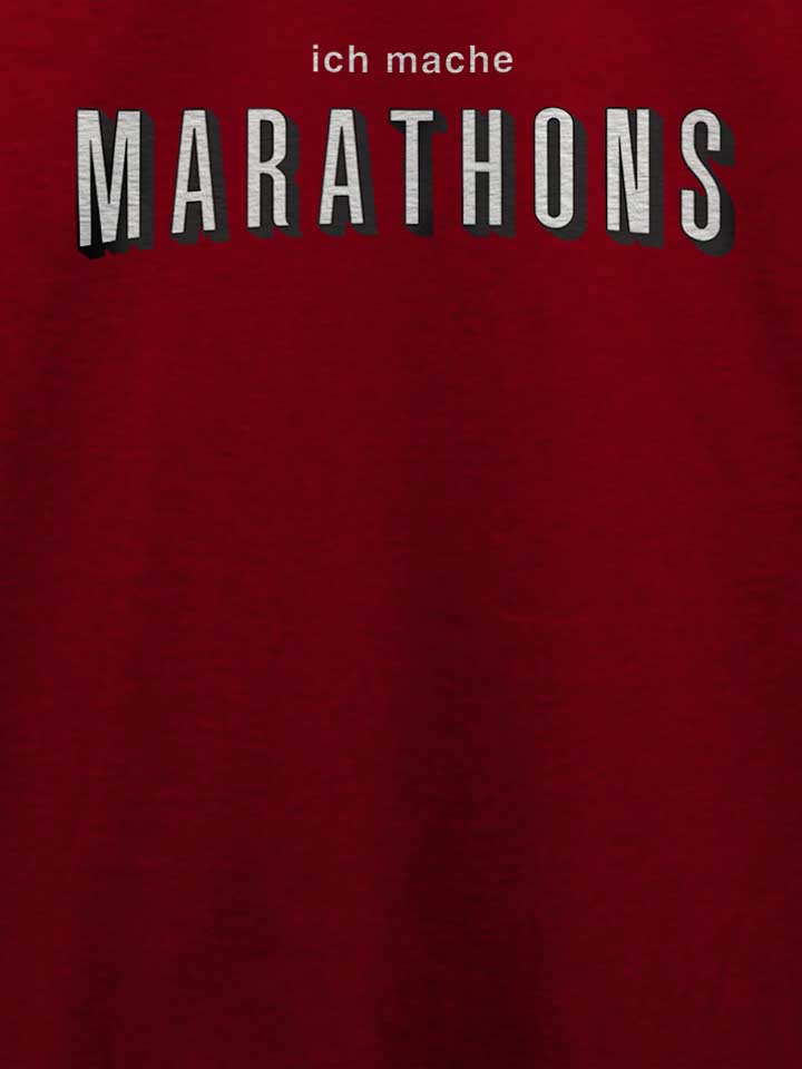 ich-mache-marathons-t-shirt bordeaux 4