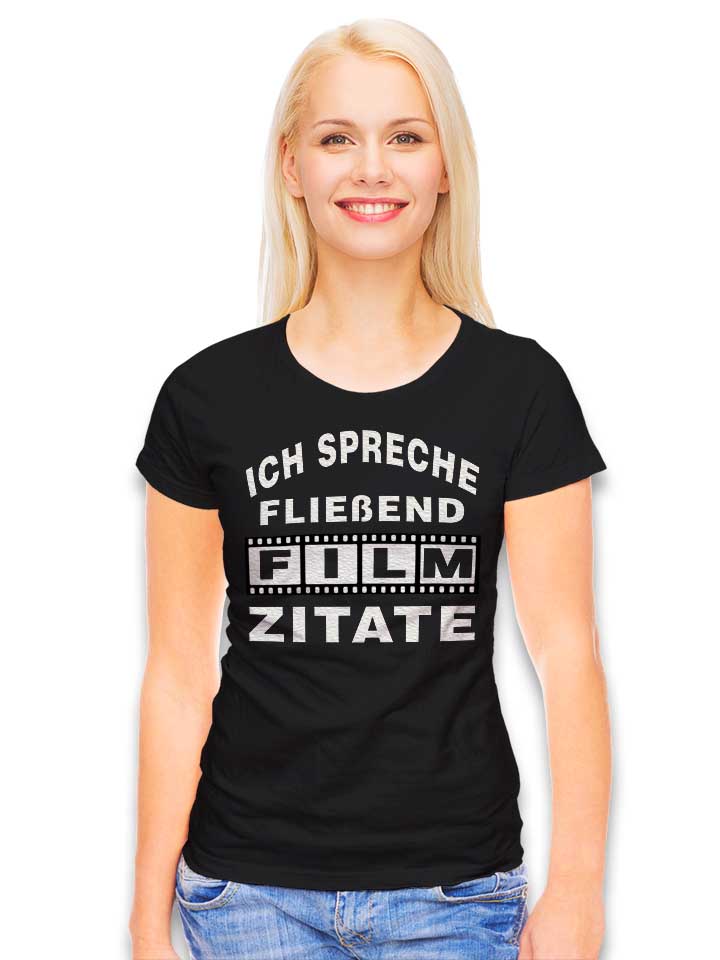 ich-spreche-fliessend-film-zitate-damen-t-shirt schwarz 2
