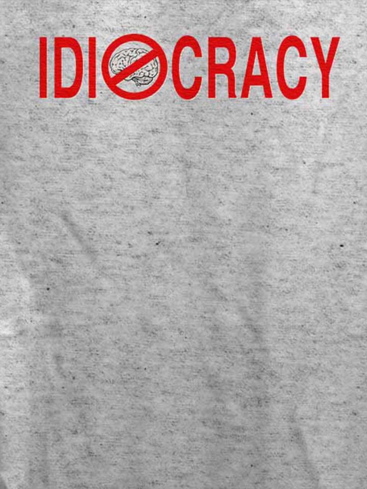 idiocracy-2-damen-t-shirt grau-meliert 4