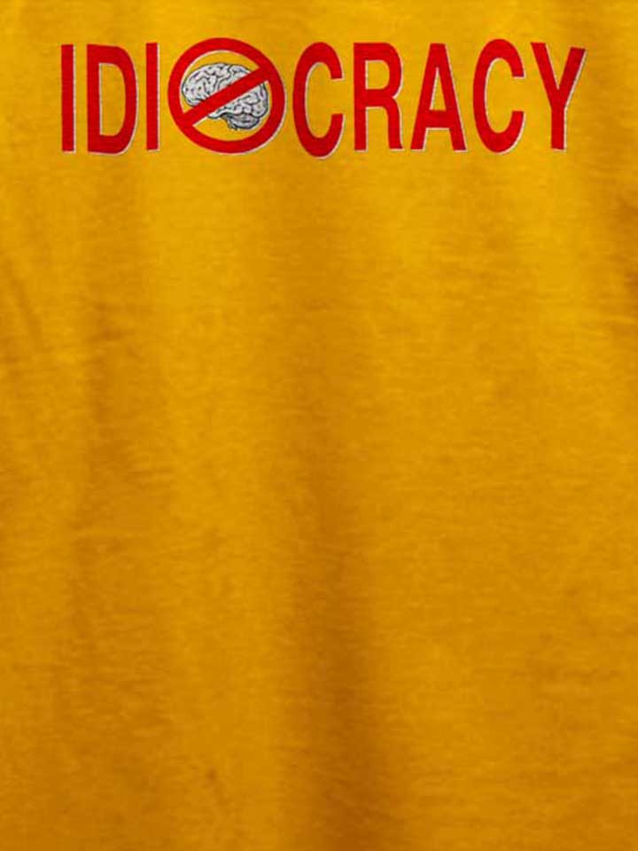 idiocracy-2-t-shirt gelb 4
