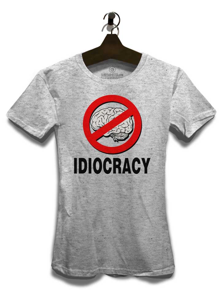 idiocracy-3-damen-t-shirt grau-meliert 3