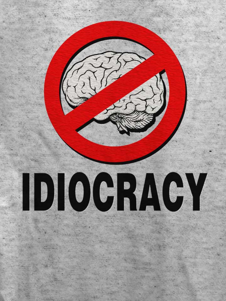 idiocracy-3-damen-t-shirt grau-meliert 4