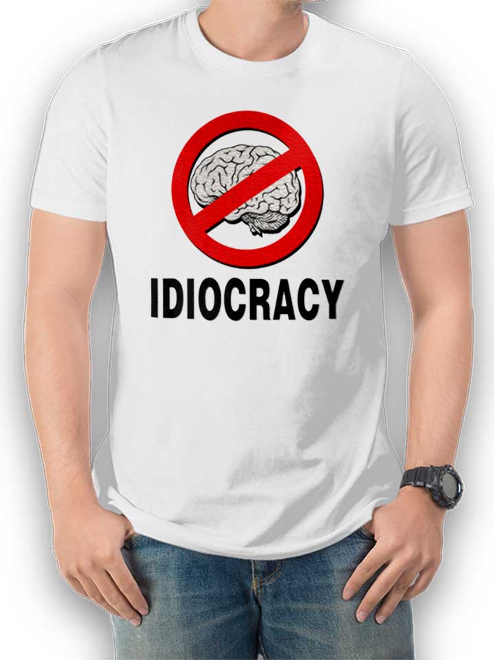 Idiocracy 3 T-Shirt bianco L