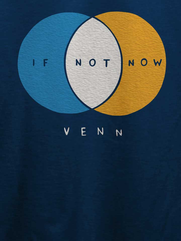 if-not-now-venn-t-shirt dunkelblau 4