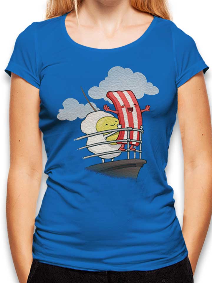 Im Bacon Of The World Camiseta Mujer azul-real L