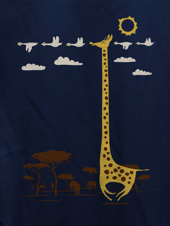 im-like-a-bird-giraffe-damen-t-shirt dunkelblau 4